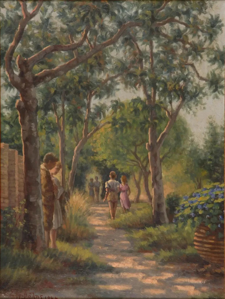 art corfu bolta ston potamo stefanos tribolis